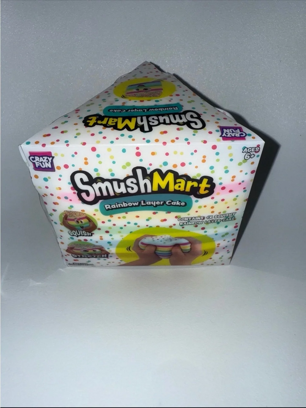 SmushMart Rainbow Layer Cake Squishy Toy - Multicolor